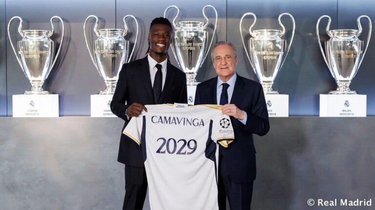 Camavinga amplia contrato con el Real Madrid hasta 2029
